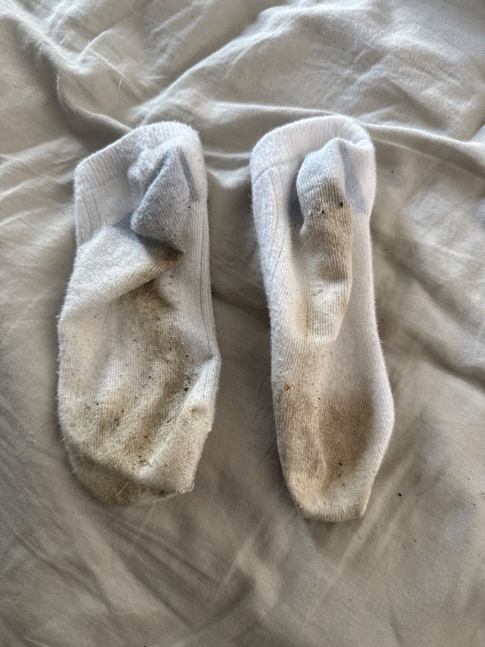 Getragene Socken Weiß Size XS