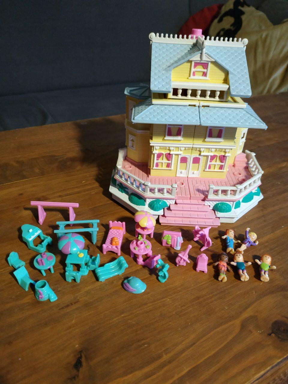 Polly Pocket Clubhouse 1995 Sammlerstück Rar Vintage