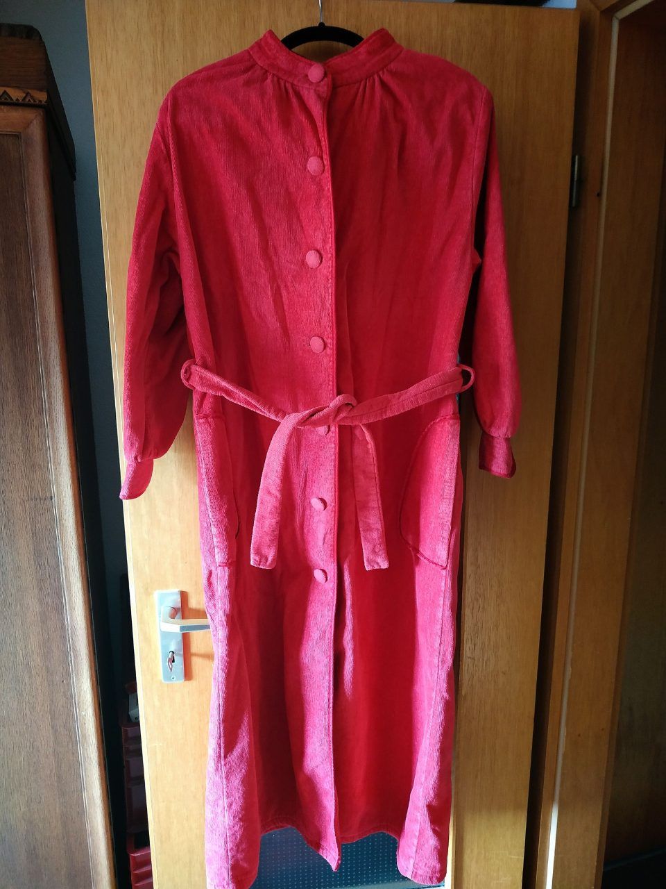 Vintage  Vintage Triumph 60s 60er Jahre Frottee Bademantel Hausmantel Magenta Pink Size L