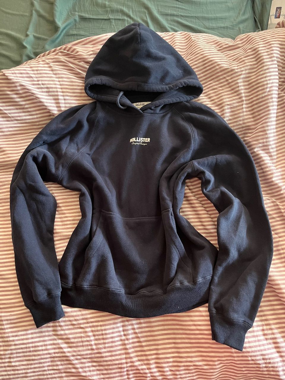 Hollister Hollister heavy weigh hoodie Pulli sweater navy Size S