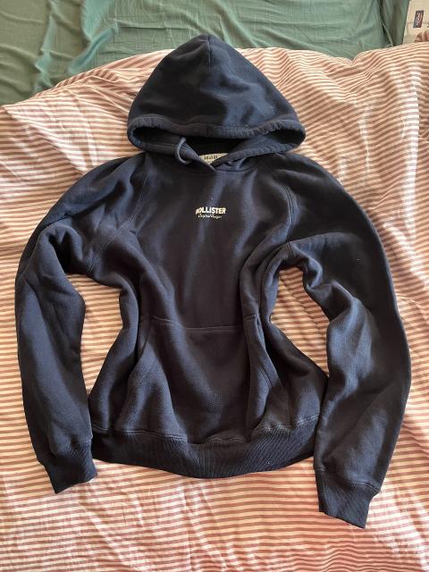 Hollister Hollister heavy weigh hoodie Pulli sweater navy Size S