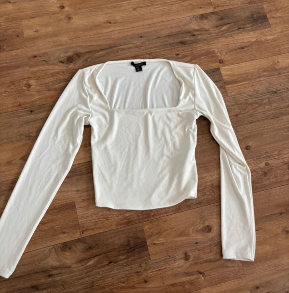 New Yorker  Weises Langarm Shirt  Size M