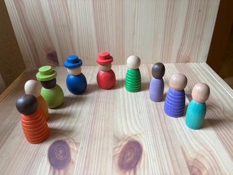 Montessori Montessori Holzfiguren Set