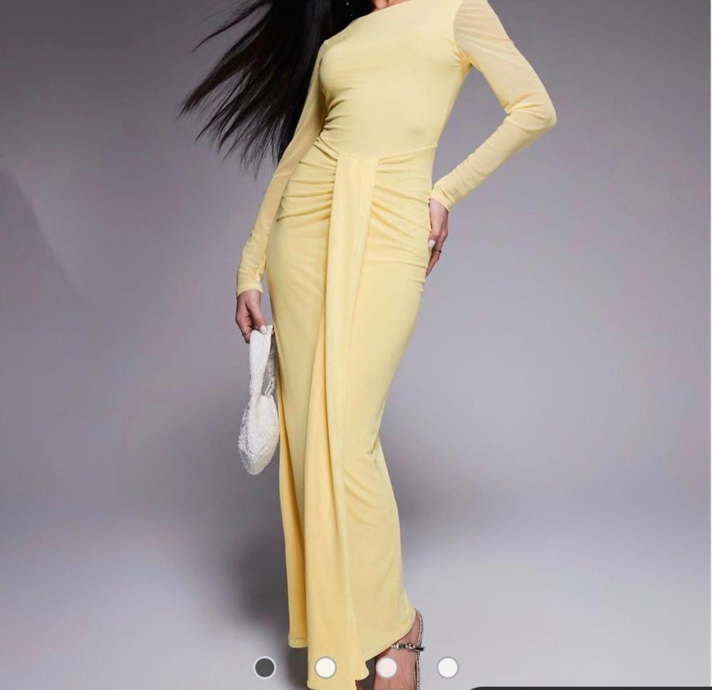 Asos Kleid Schleppe Maxikleid Abendkleid Damen Neu