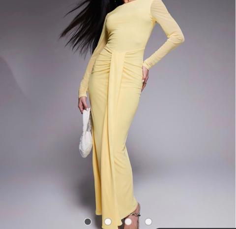 Asos Asos Kleid Schleppe Maxikleid Abendkleid Damen Neu Size M