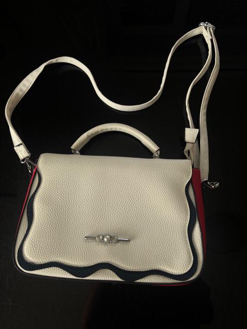 Elegante Handtasche Creme/Beige mit Schulterriemen – Shopper Crossbody
