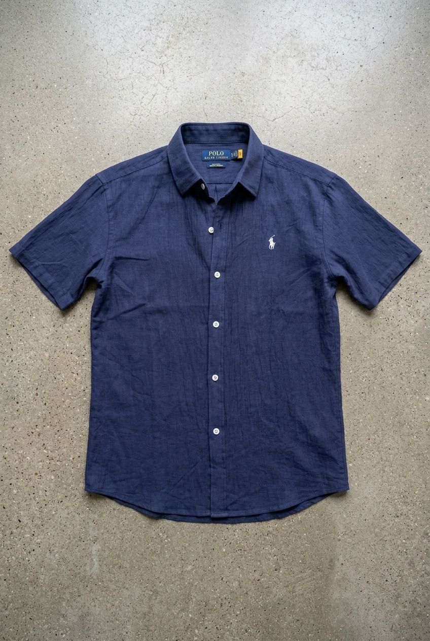 Ralph Lauren Ralph lauren/ kurzarm hemd/Navy blau/größe S Size S