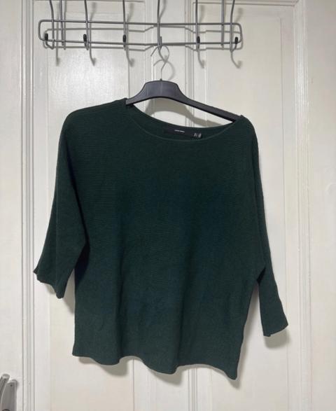 Vero Moda Dunkelgrüner Pullover in M Size M