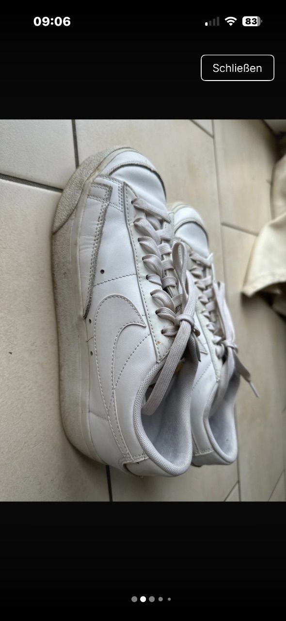 Nike oft getragene schuhe  Size 39