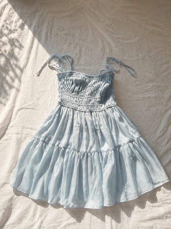 Oh Polly 🩵 Wunderschönes hellblaues Sommerkleid 🩵 Size S