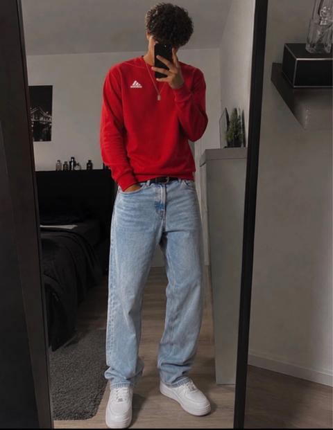 Adidas Adidas Pullover rot Size S