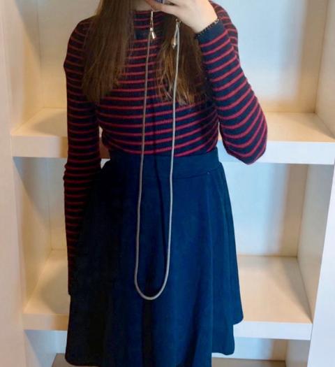 SHEIN SHEIN Rock in Marineblau Size M