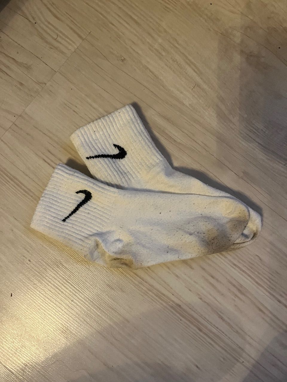 Nike Nike Socken weiß getragen  Size 38