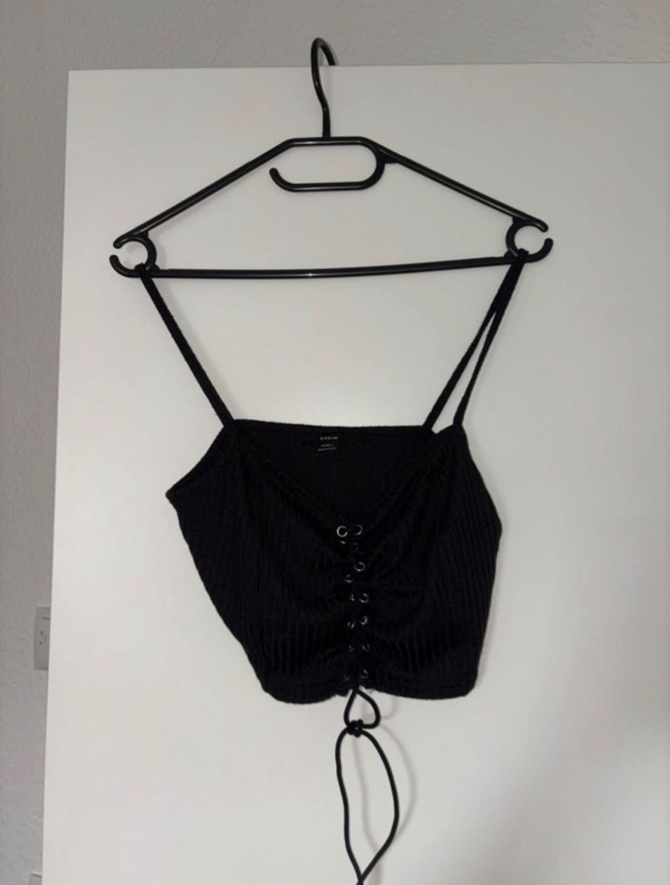 Shein 2-teiliges schwarzes Set – Crop Top & Rock Size L