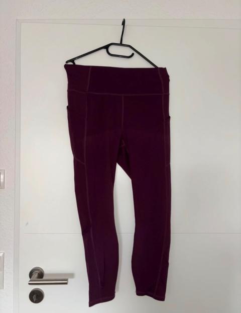 Fabletics PureLuxe Fabletics PureLuxe Leggings bordeaux mit Taschen Size L