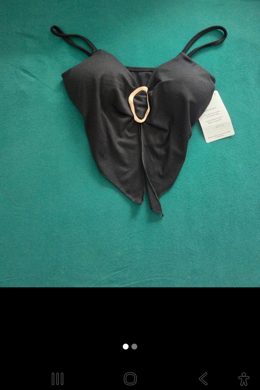 Ohne Marke Bauch freies  top Size S