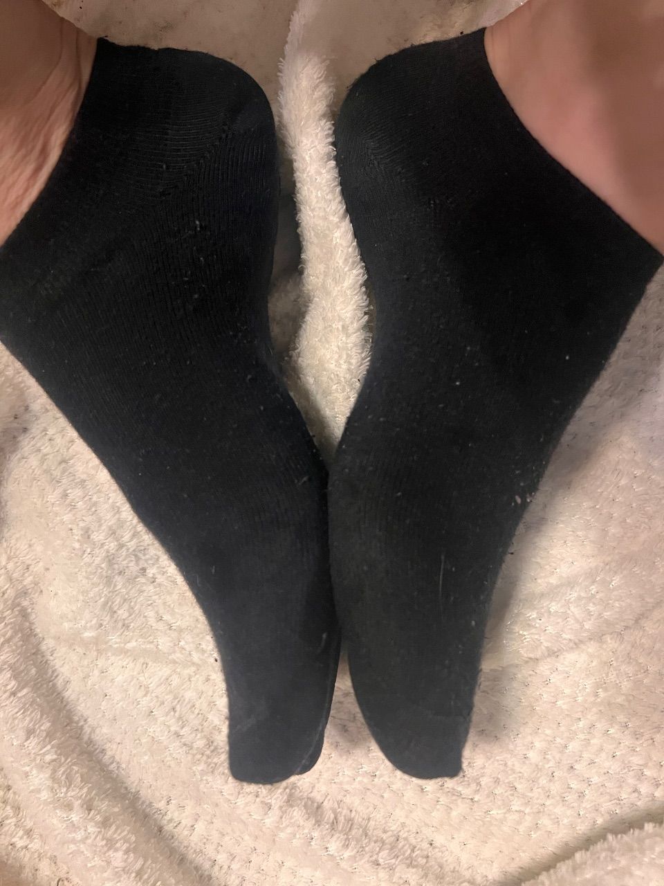 Schwarze Sneaker Socken  Size S