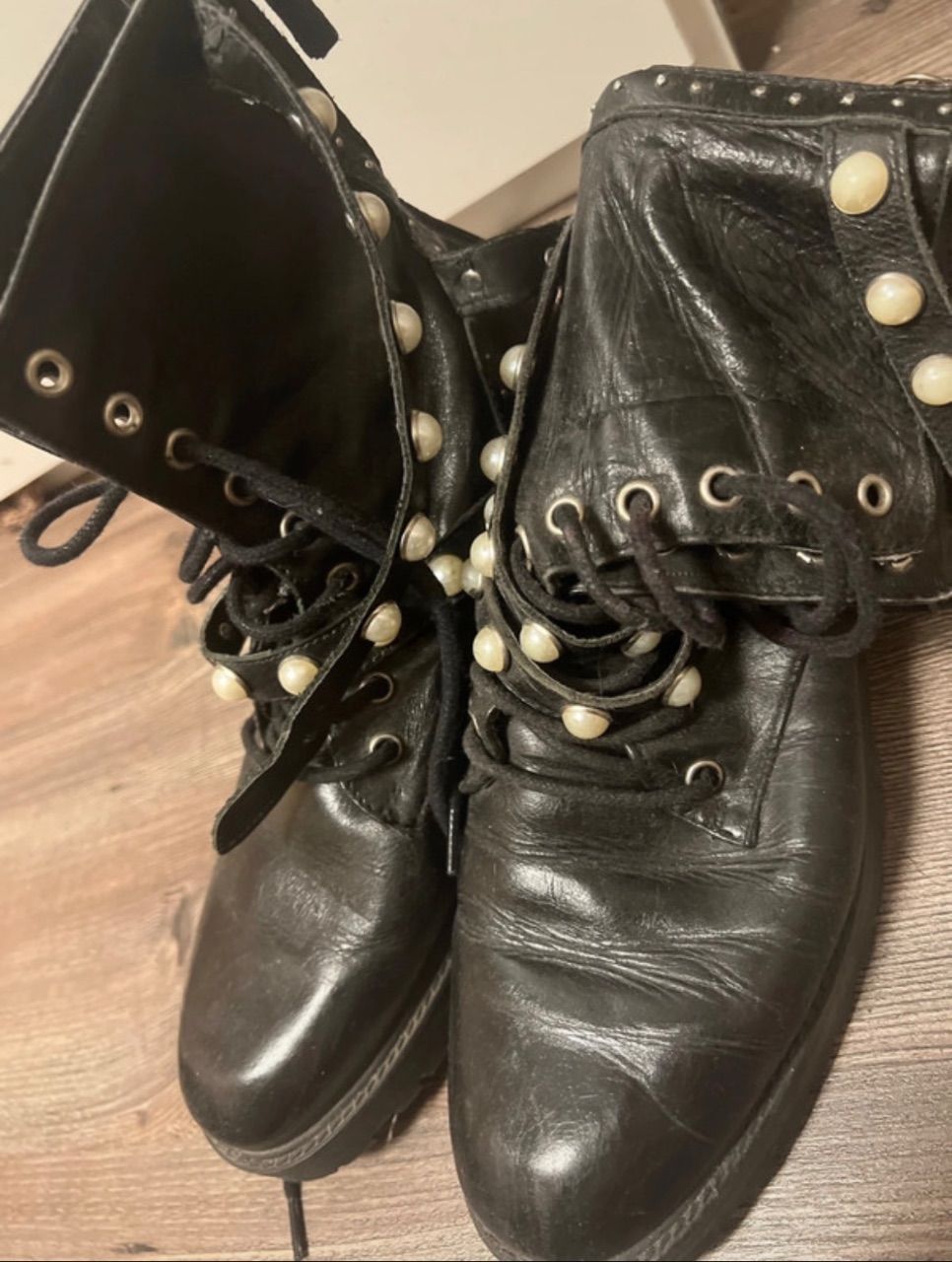 Zara Leder Boots
