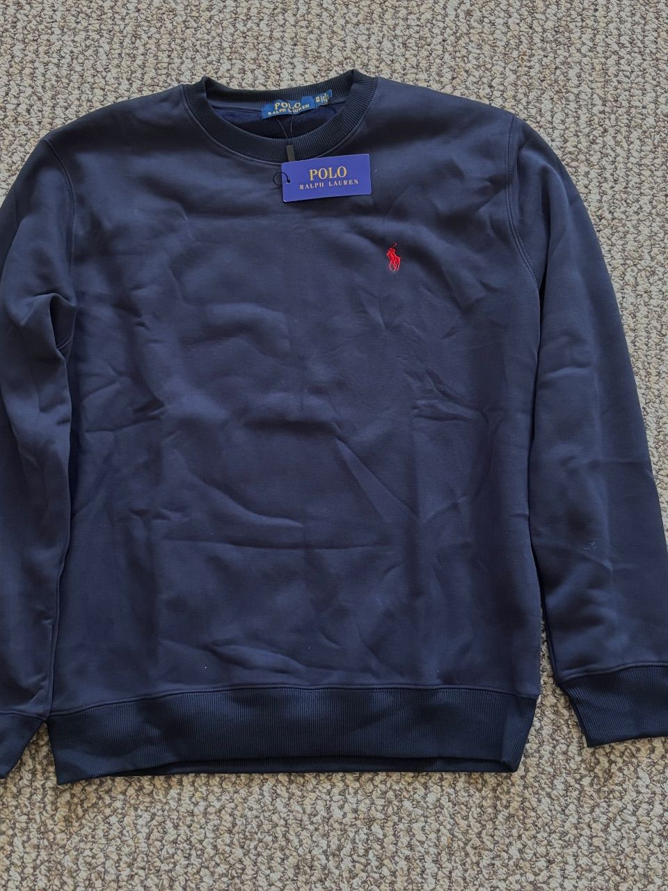 Ralph Lauren Pullover – Größe M – Marineblau Size M