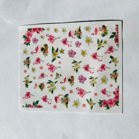 Nagel Sticker Flamingo