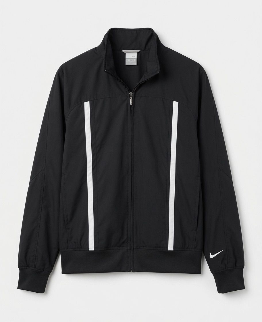 Nike Vintage Nike Trainingsjacke - Schwarz - Größe M