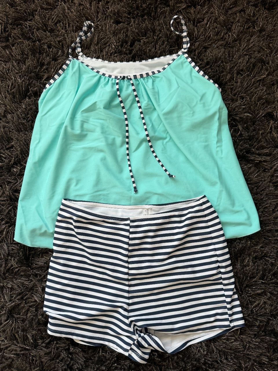 Blauer Bikini in der Gr. XL Size XL