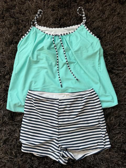 Blauer Bikini in der Gr. XL Size XL