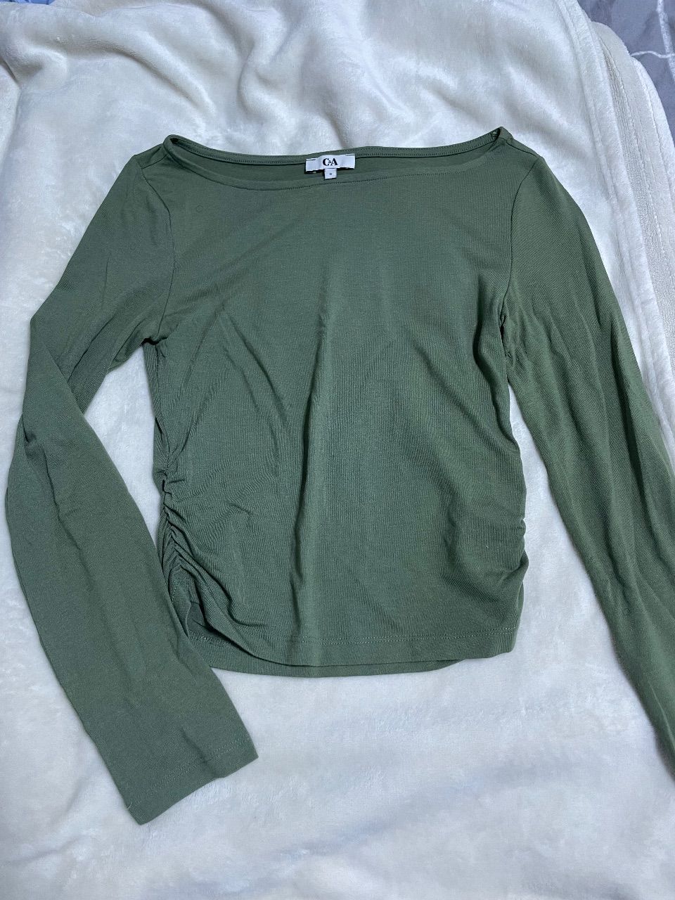 C&a Grünes top Size S