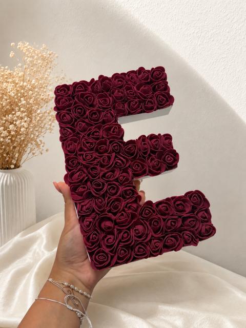 handmade Rote blumen buchstaben
