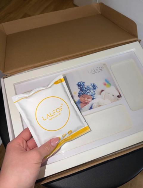 LALFOF LALFOF Baby Hand- und Fußabdruck Set mit Fotorahmen