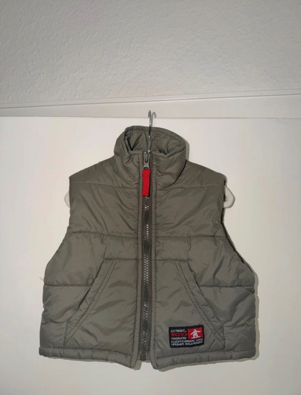 Ernstings Family  Steppweste für Kinder in Grau, Größe 98s Size 98