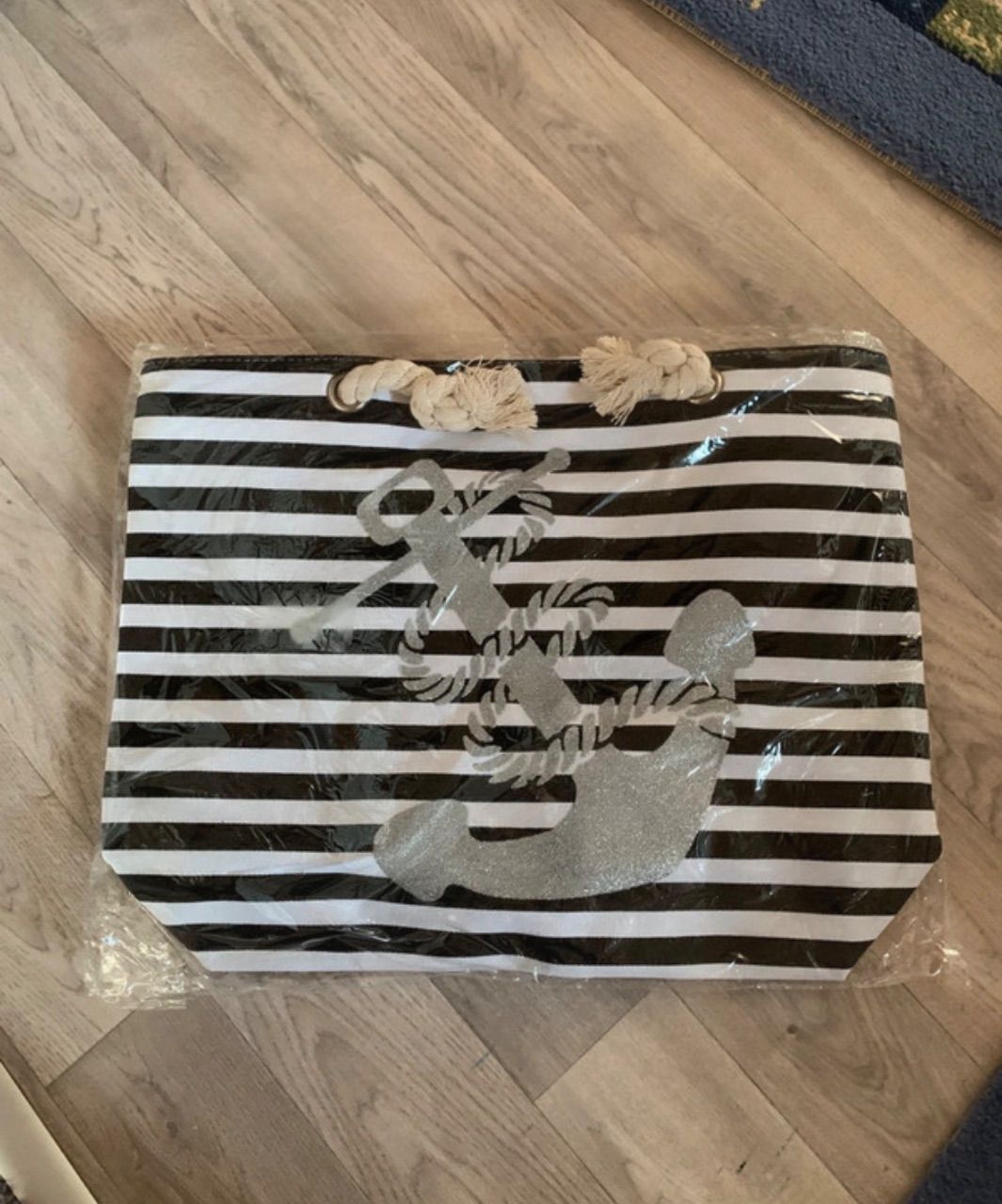 Strandtasche mit Reißverschluss neu