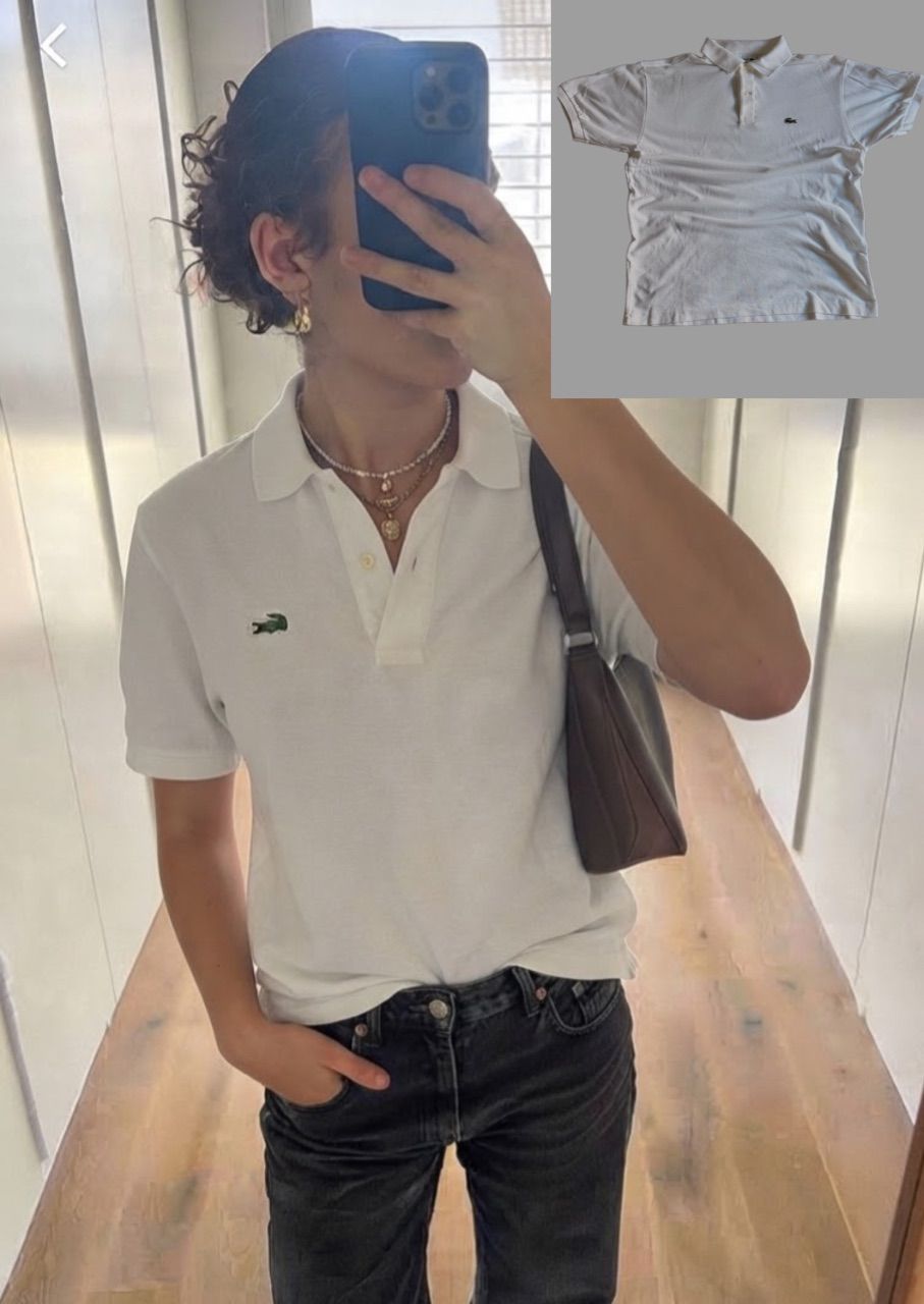 Lacoste Lacoste Poloshirt Weiß | Classic Preppy Polo | Crocodile Logo | Gr. L Size L