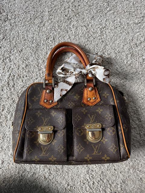 louis vuitton louis vuitton Manhatten handtasche designer vintage Canvas leder