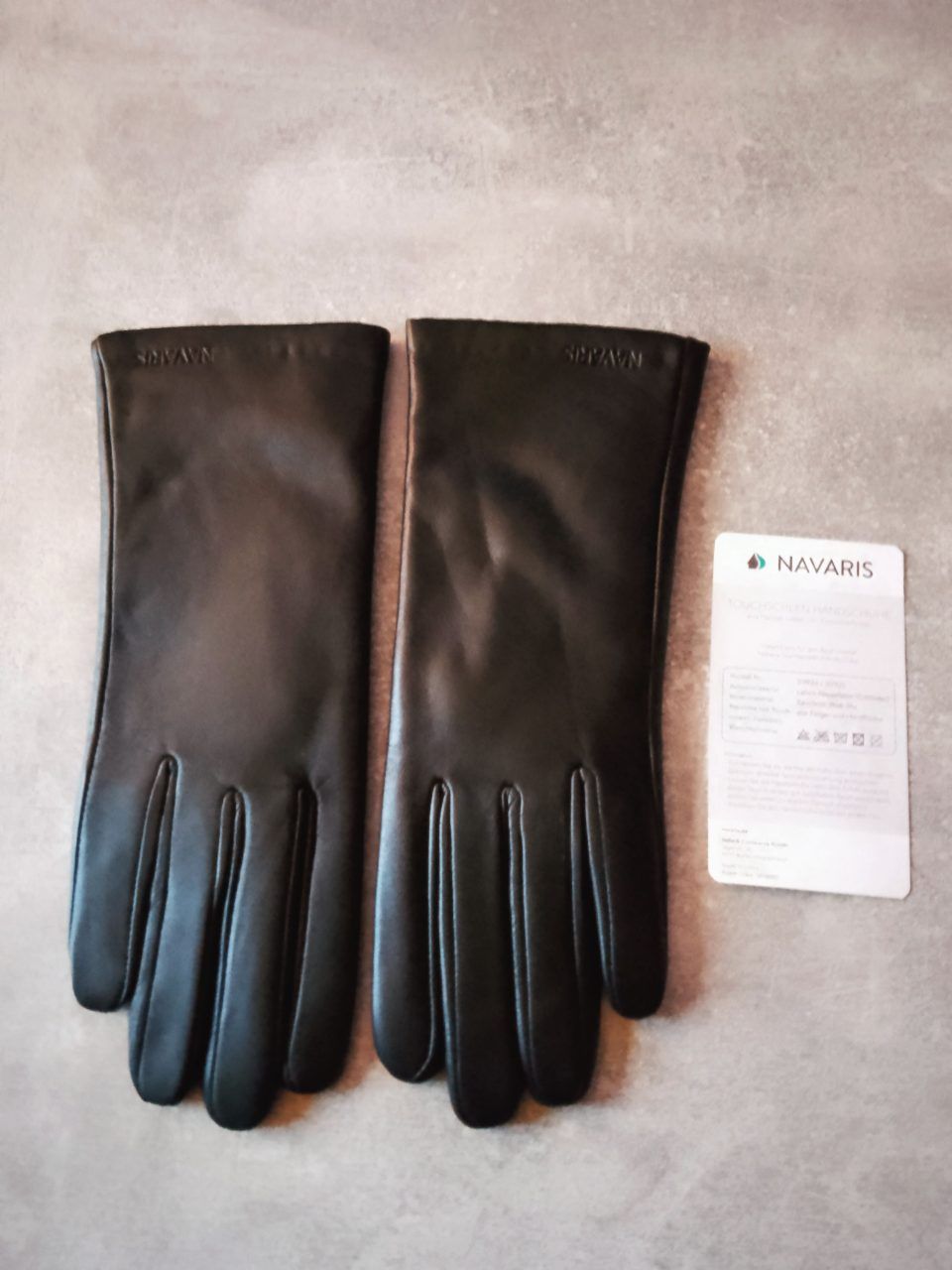 Navaris  Lamm Nappaleder Handschuhe Gr.S