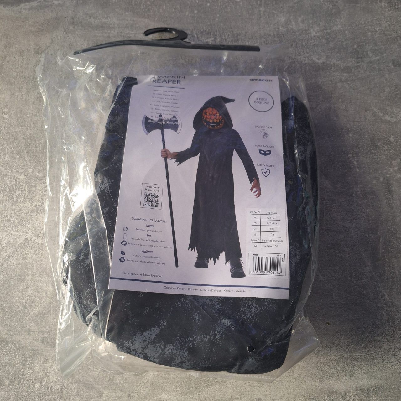 Amscan Horror Kürbis Kostüm Gr. 128 cm   Size 128