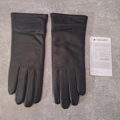 Navaris Lamm Nappaleder Damen Handschuhe Gr. 8