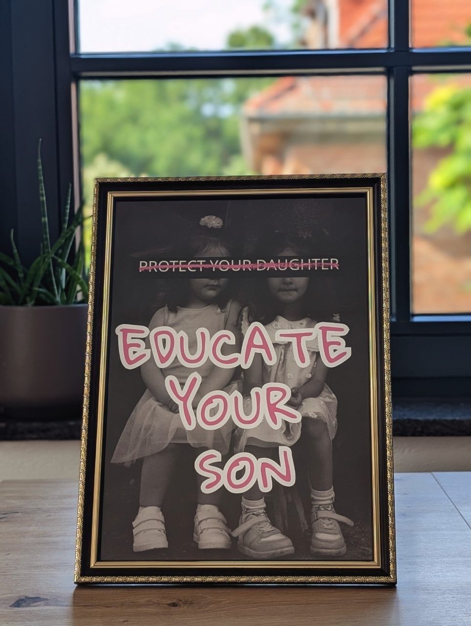 Art Print / Kunstdruck „EDUCATE YOUR SON“ (DIN A4)
