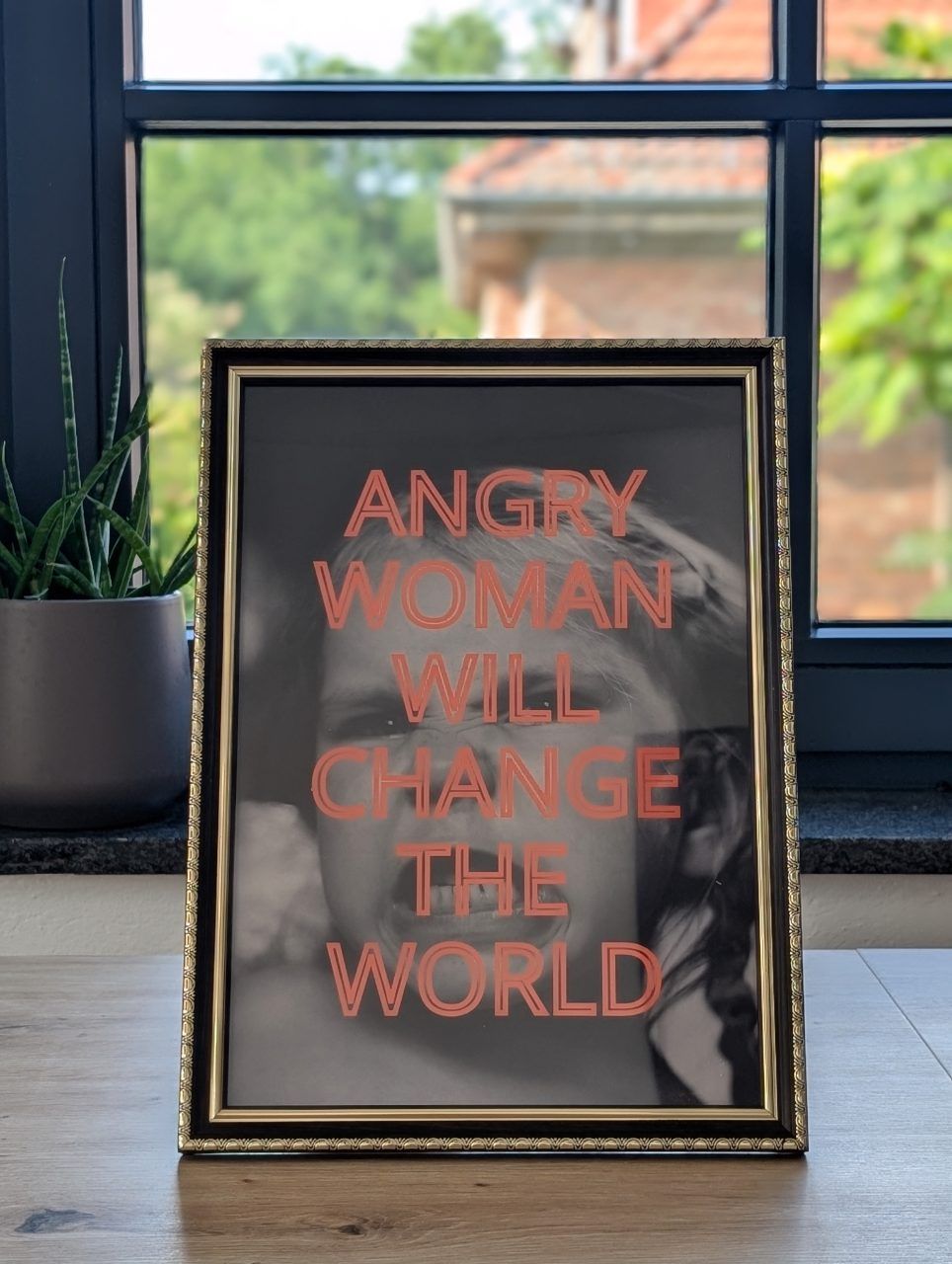 Selfmade  Art Print / Kunstdruck „ANGRY WOMEN WILL CHANGE THE WORLD“ (DIN A4)