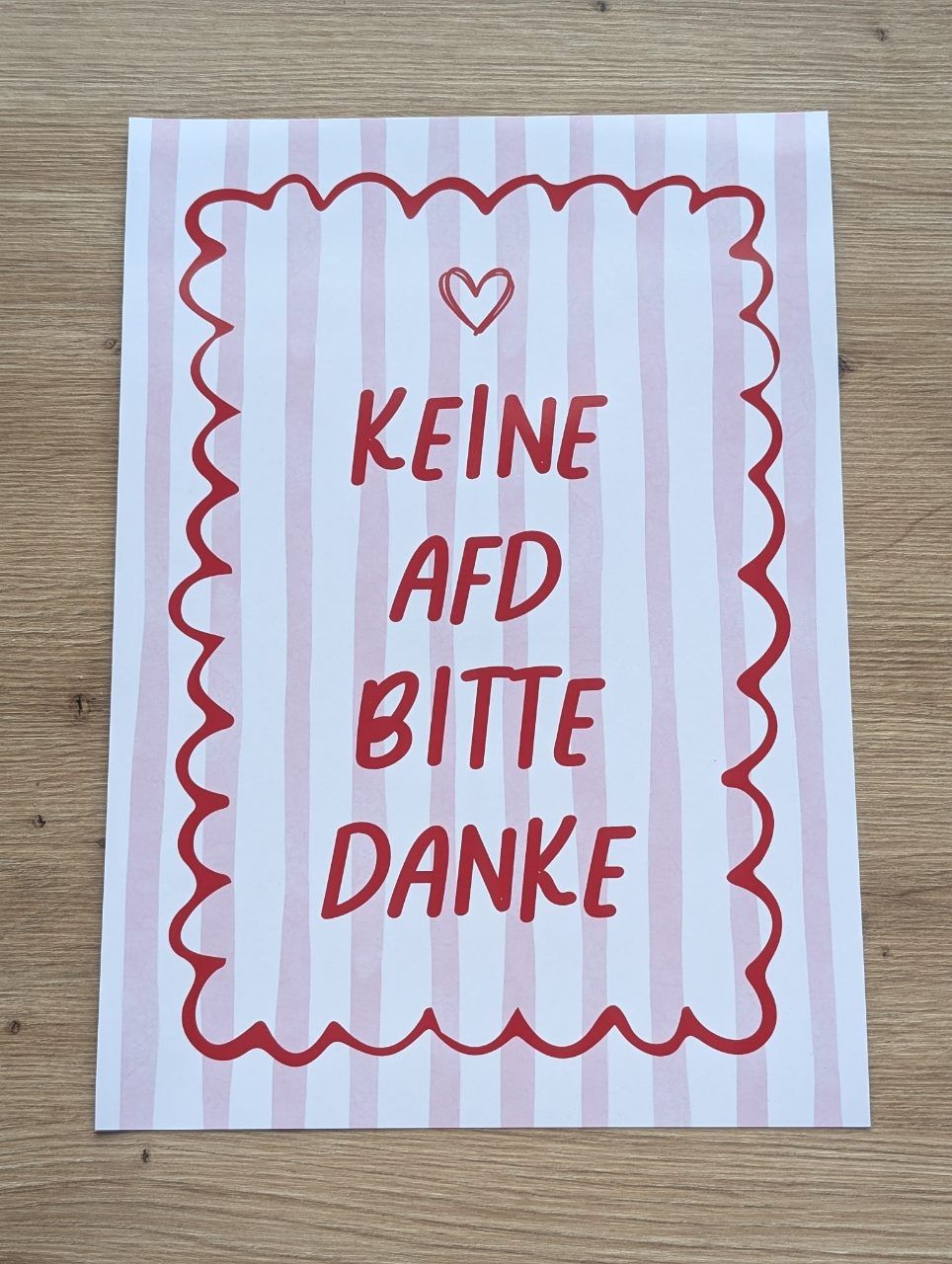 Selfmade Druck Print Bild DIN A4 