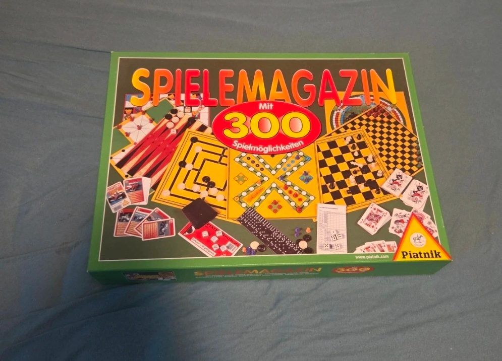 Patnik Brettspiel Piatnik Spielemagazin - 300 Spielmöglichkeiten - Komplett 