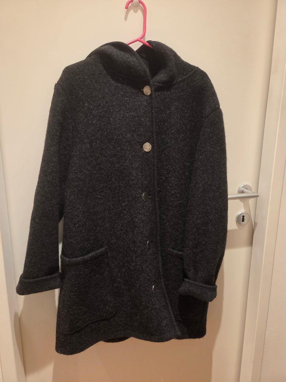 Trachten & Country  Trachten & Country Walkjacke / Lodenmantel | Kitz-Pichler | Dunkelgrau | 46 Size 46