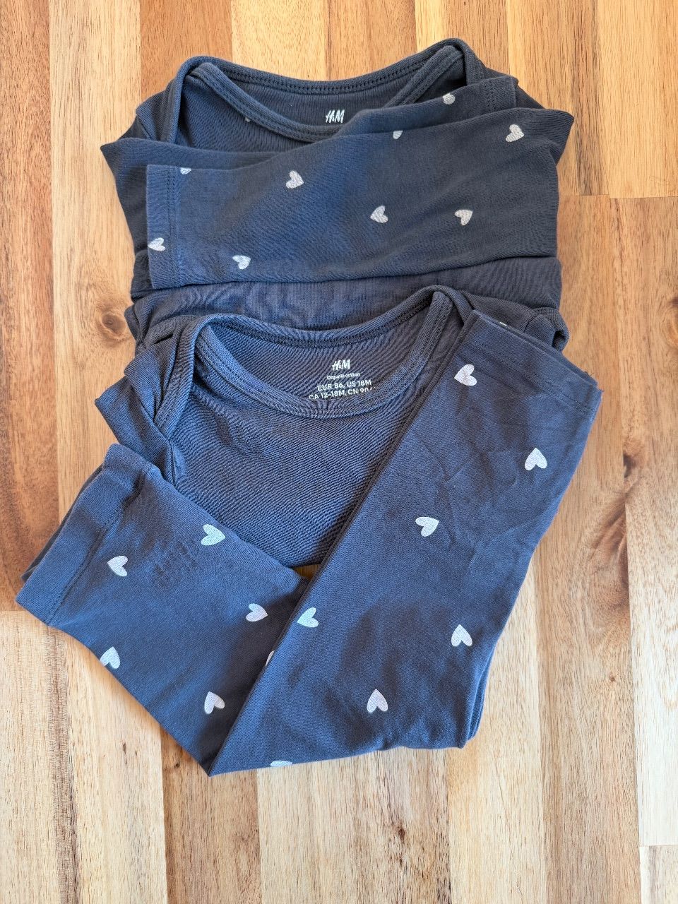 H&M  Langarmbodys mit Leggnis Size 86