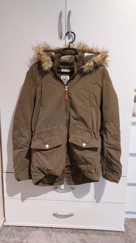Grüne Parka H&M Gr.164