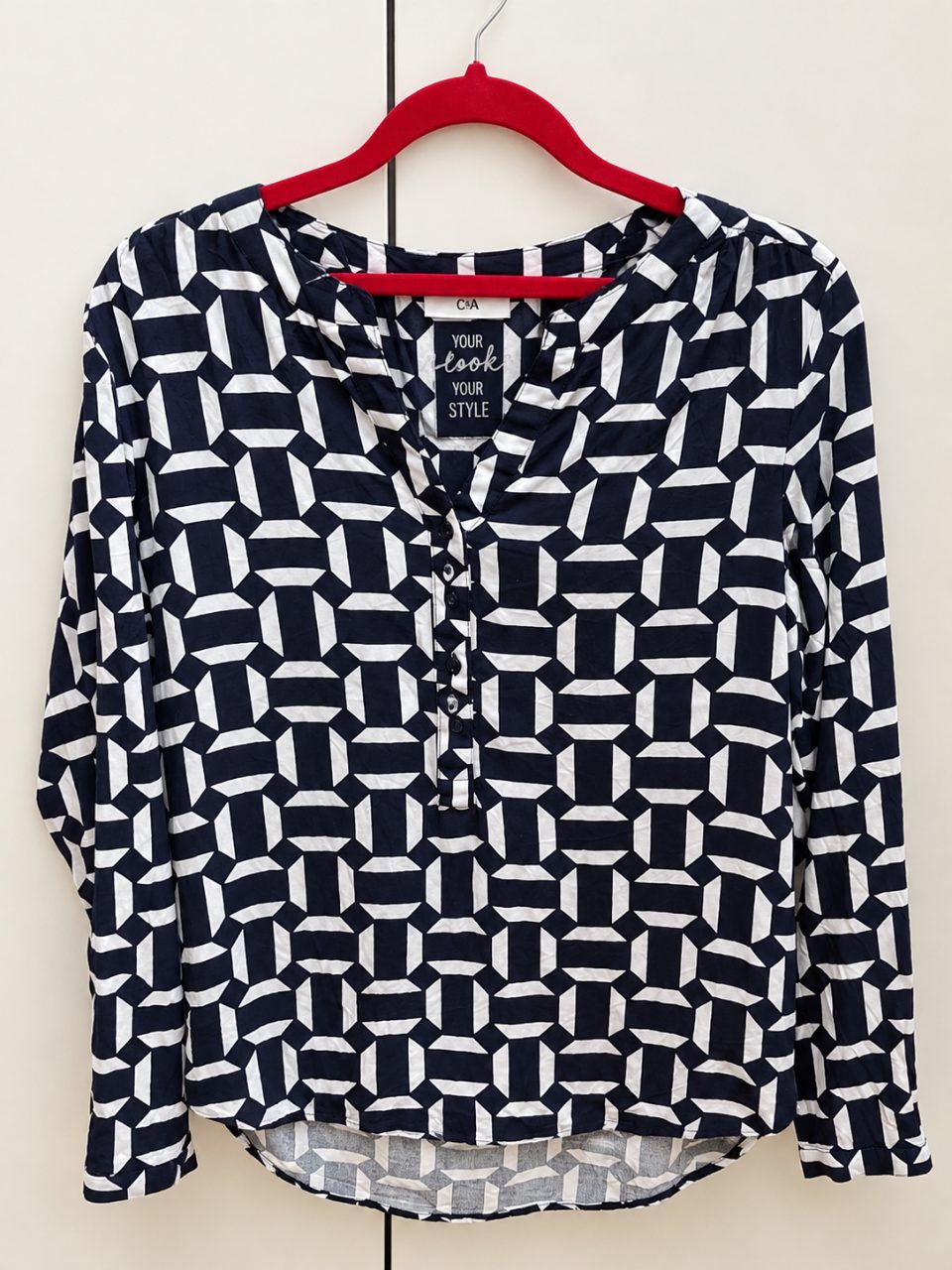 S.Oliver Stylische s. Oliver Bluse - ein echter Hingucker Size M