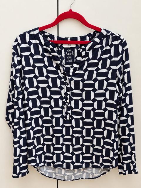 S.Oliver Stylische s. Oliver Bluse - ein echter Hingucker Size M
