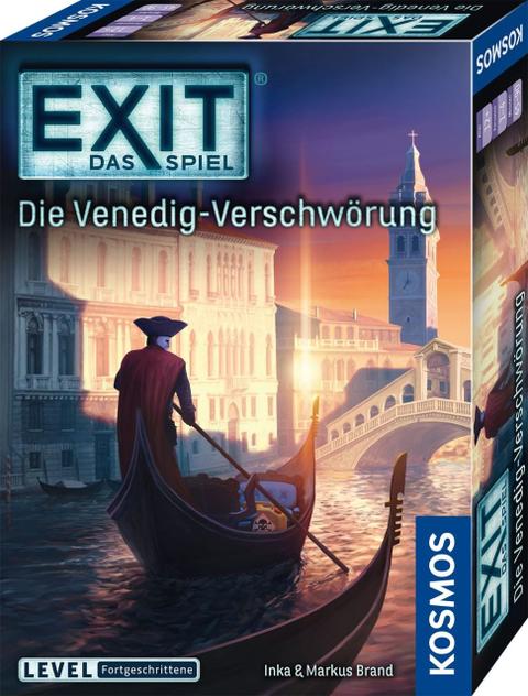 EXIT Verkaufe das spannende Escape-Room-Spiel „EXIT – Die Venedig-Verschwörung“ von I