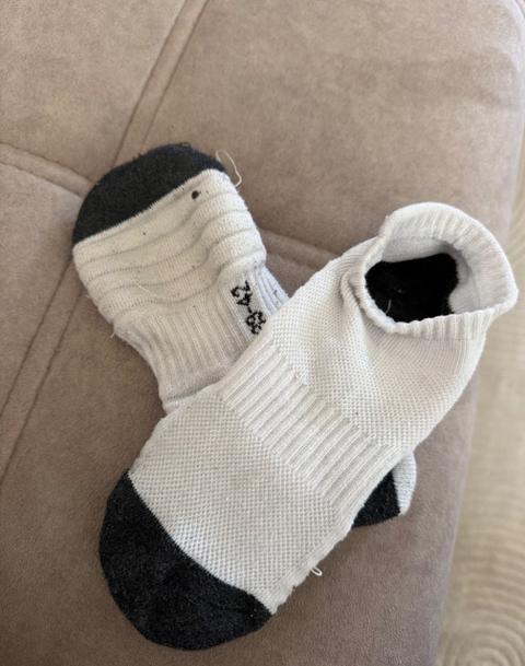 Socken getragen nach Gastro Schicht