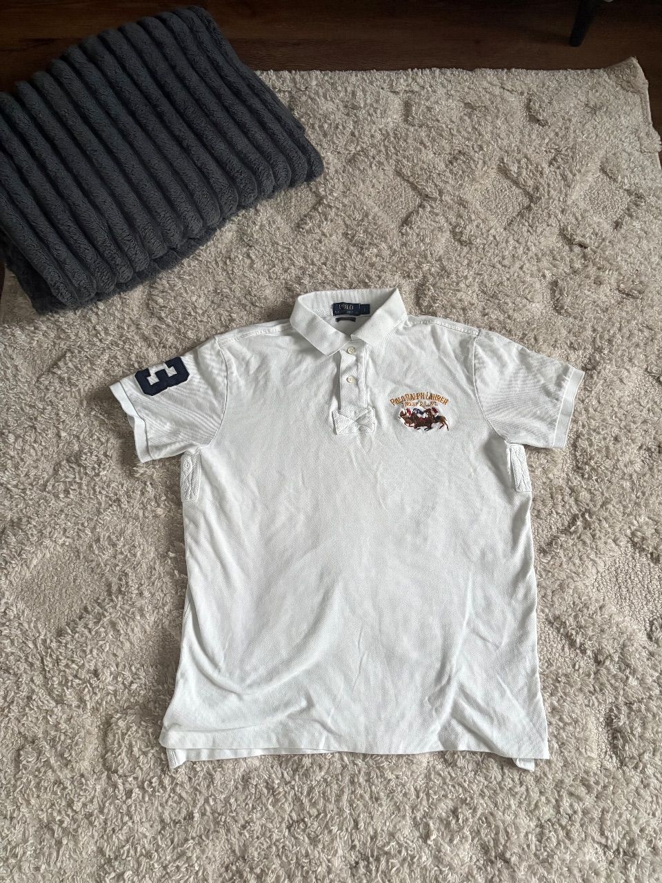 Polo Ralph Lauren  Weißes Polo Ralph Lauren Shirt Gr. L Size L