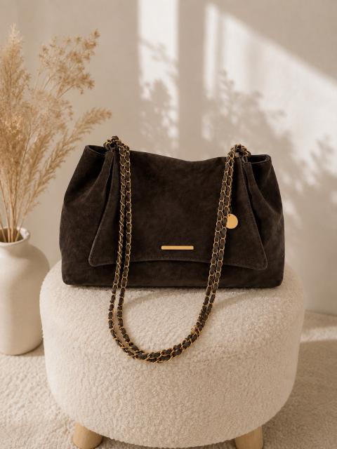 Ohne Marke 🤎Y2K Elegante Schultertasche in Kaffeebraun – perfekt für die Herbst